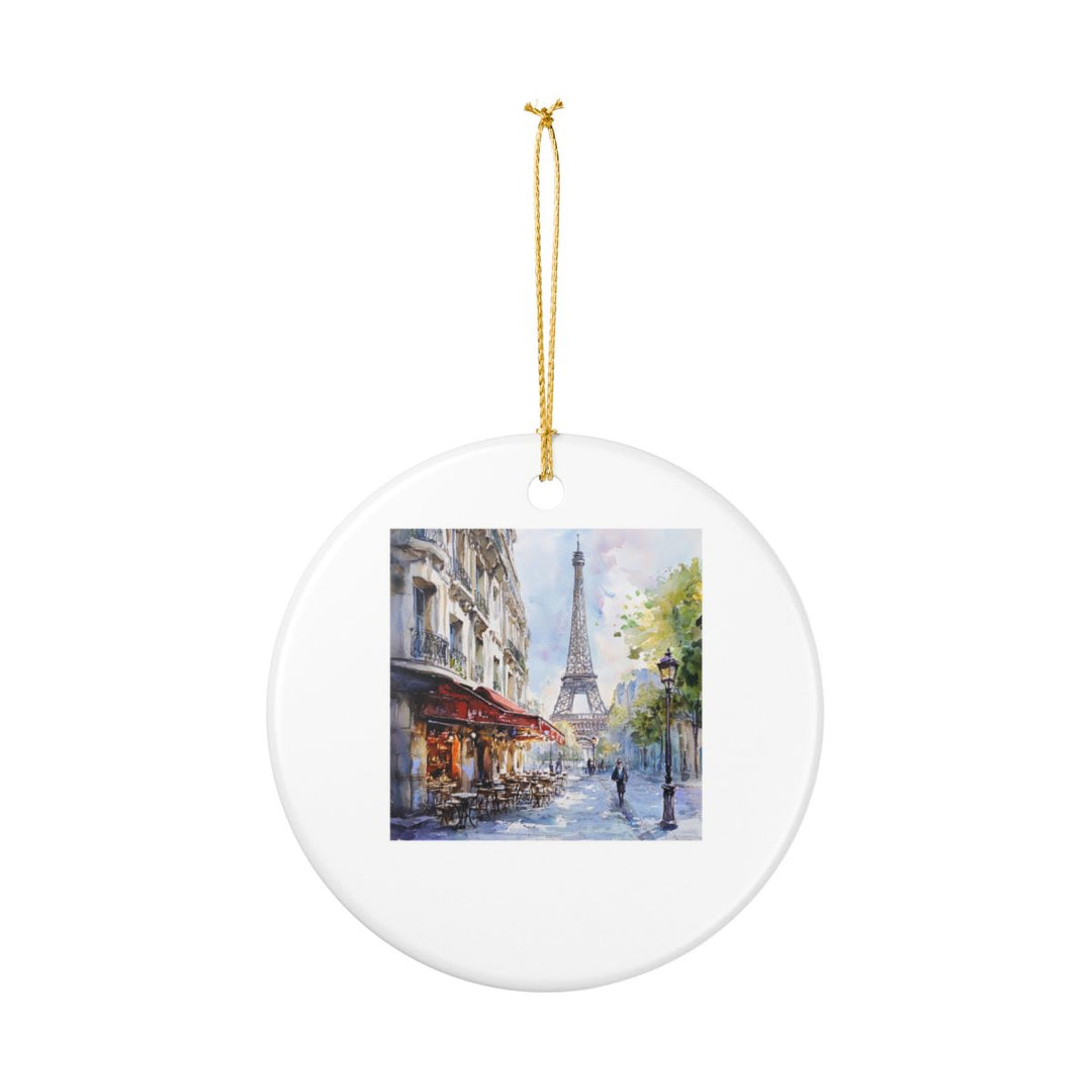 Paris France Ornament: Unique Paris Souvenir, Paris France Xmas Decor, and Authentic Paris Gift
