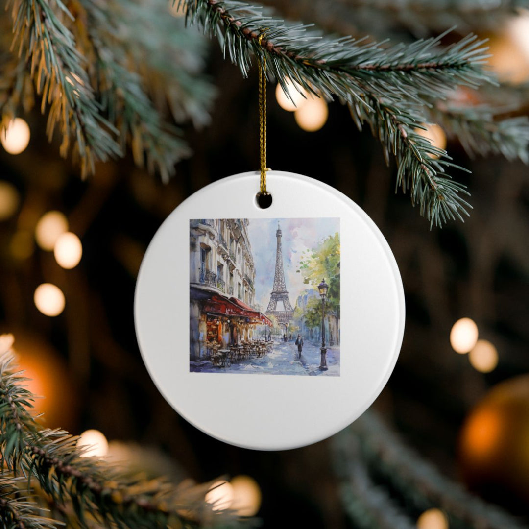 Paris France Ornament: Unique Paris Souvenir, Paris France Xmas Decor, and Authentic Paris Gift