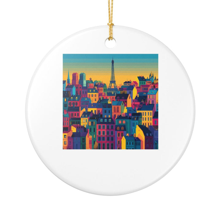 Paris France Ornament: Unique Paris Souvenir, Paris France Xmas Decor, and Authentic Paris Gift