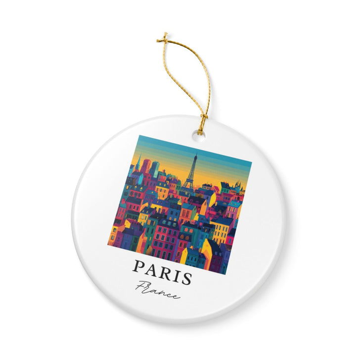 Paris France Ornament | Christmas Travel Souvenir Gift
