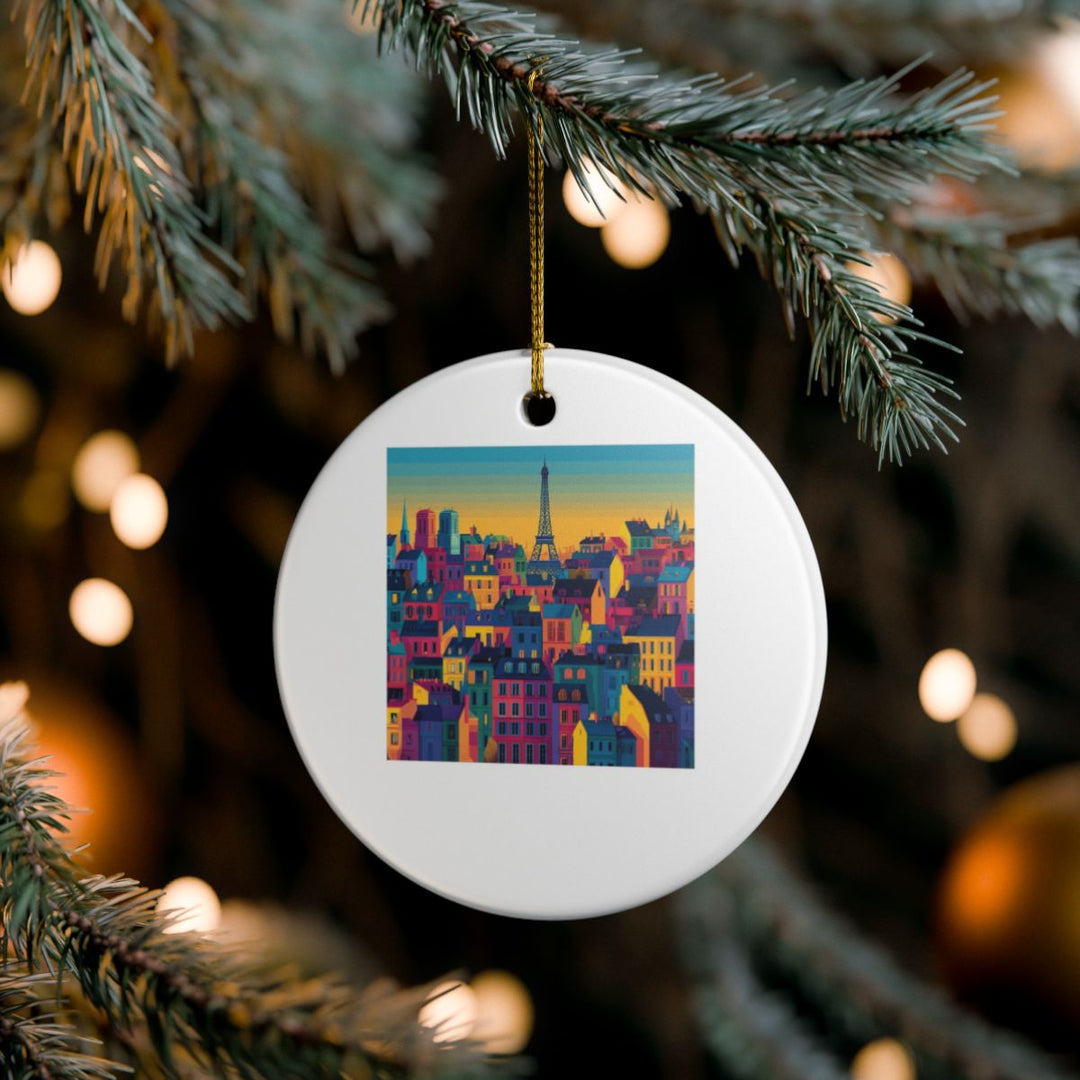 Paris France Ornament: Unique Paris Souvenir, Paris France Xmas Decor, and Authentic Paris Gift