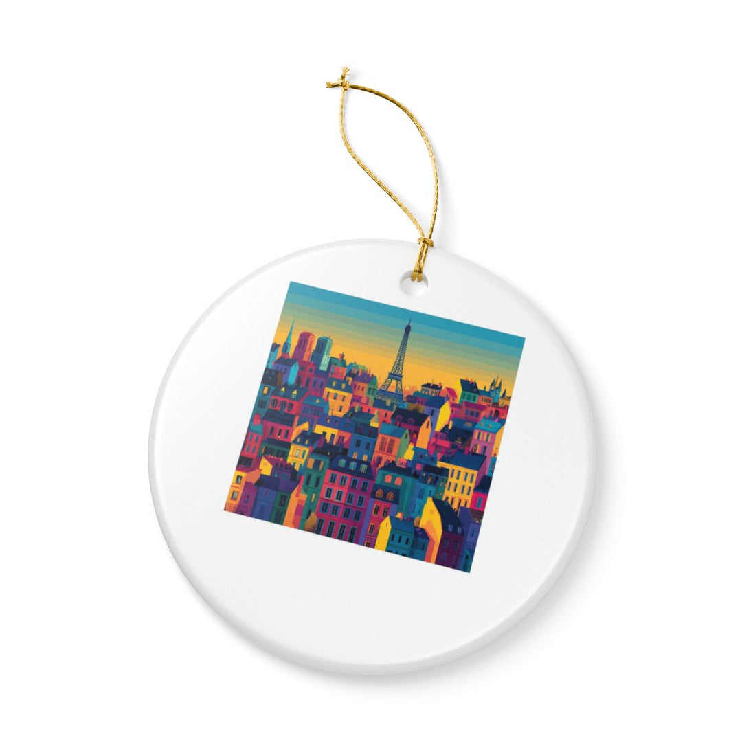 Paris France Ornament: Unique Paris Souvenir, Paris France Xmas Decor, and Authentic Paris Gift