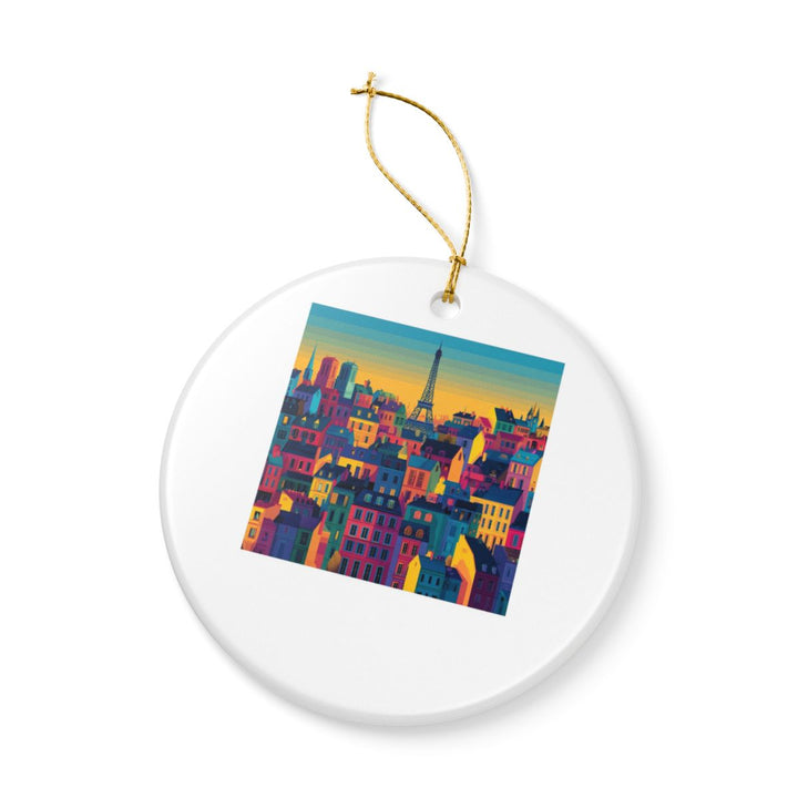 Paris France Ornament: Unique Paris Souvenir, Paris France Xmas Decor, and Authentic Paris Gift