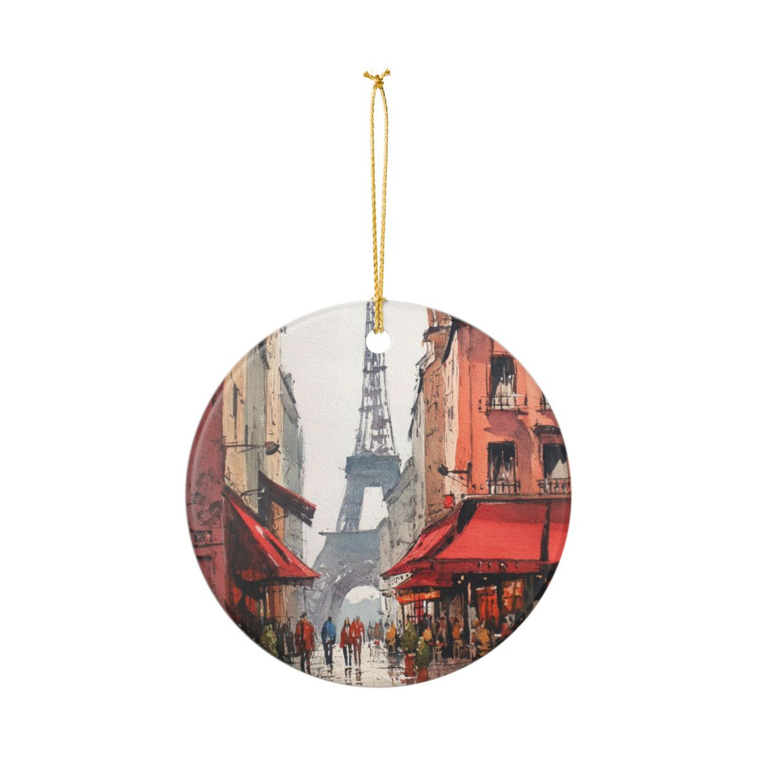 Paris France Ornament: Unique Paris Souvenir, Paris France Xmas Decor, and Authentic Paris Gift