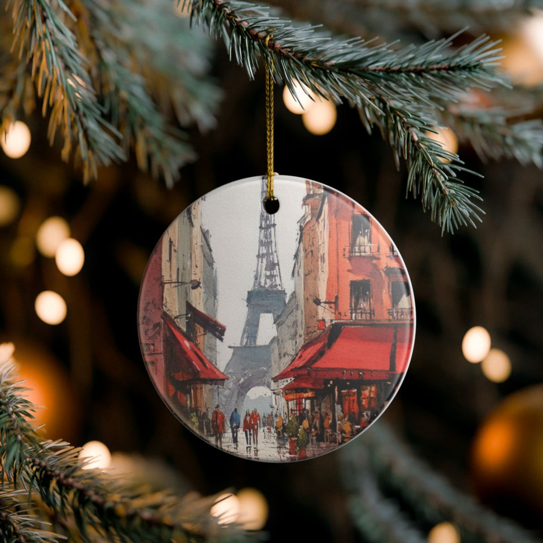 Paris France Ornament: Unique Paris Souvenir, Paris France Xmas Decor, and Authentic Paris Gift