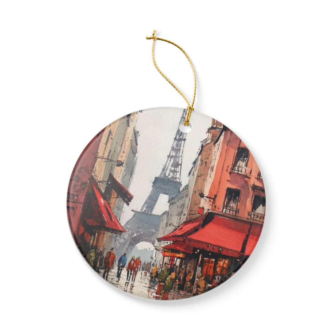 Paris France Ornament: Unique Paris Souvenir, Paris France Xmas Decor, and Authentic Paris Gift