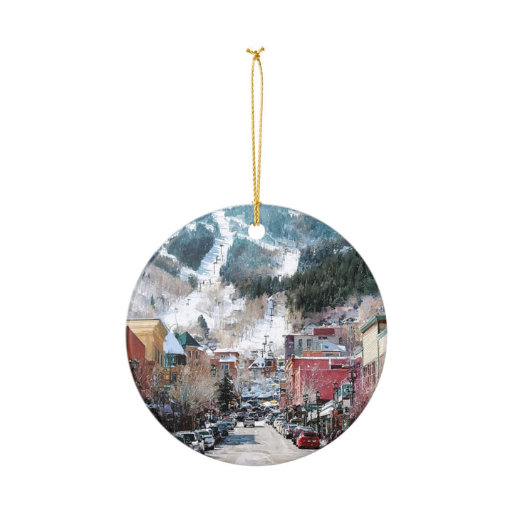 Park City Utah Ornament: Unique Park City Souvenir, Park City Utah Xmas Decor, and Authentic Park City Gift
