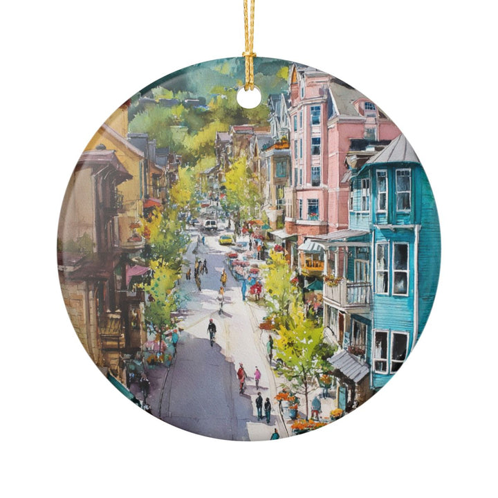 Park City Utah Ornament: Unique Park City Souvenir, Park City Utah Xmas Decor, and Authentic Park City Gift