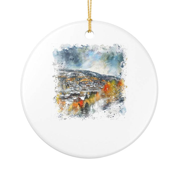 Park City Utah Ornament: Unique Park City Souvenir, Park City Utah Xmas Decor, and Authentic Park City Gift