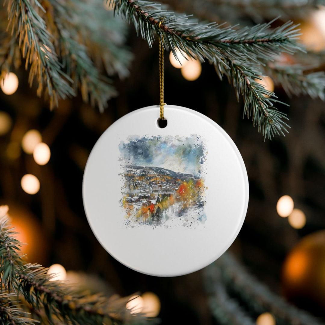 Park City Utah Ornament: Unique Park City Souvenir, Park City Utah Xmas Decor, and Authentic Park City Gift