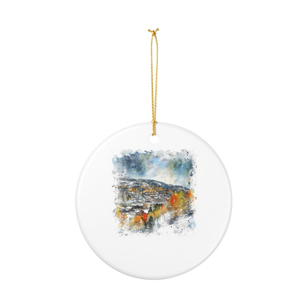 Park City Utah Ornament: Unique Park City Souvenir, Park City Utah Xmas Decor, and Authentic Park City Gift