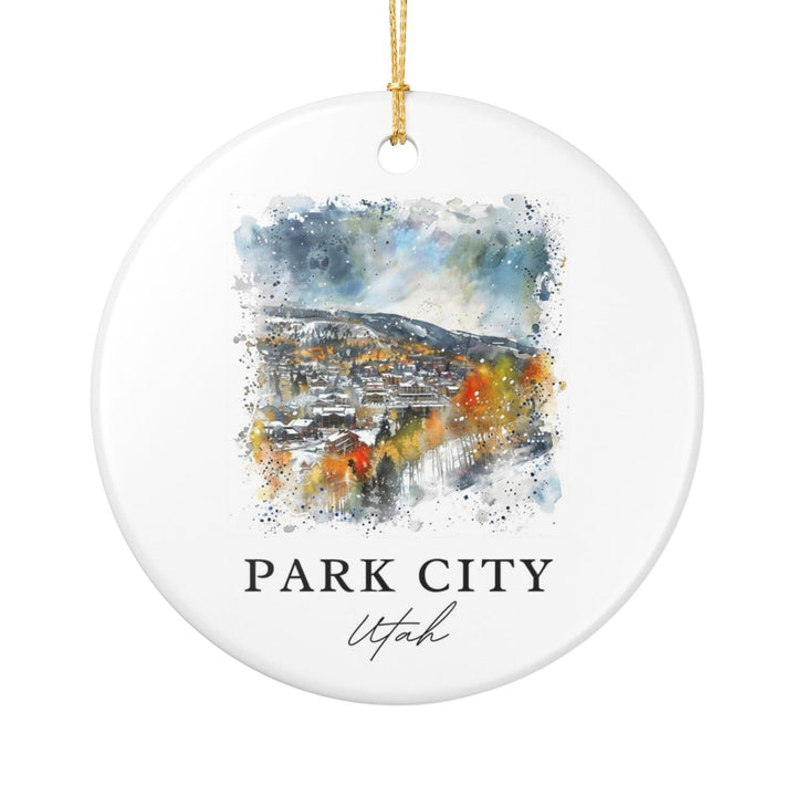Park City Utah Ornament | Christmas Travel Souvenir Gift