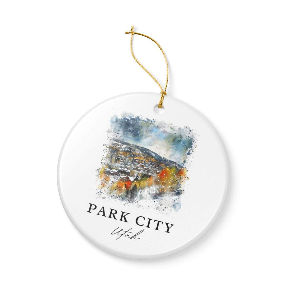 Park City Utah Ornament | Christmas Travel Souvenir Gift