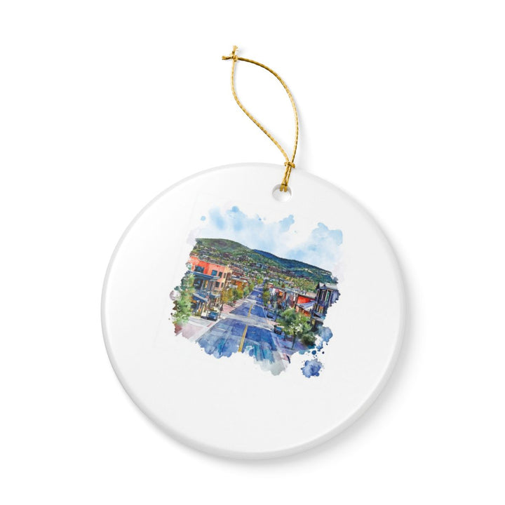 Park City Utah Ornament: Unique Park City Souvenir, Park City Utah Xmas Decor, and Authentic Park City Gift