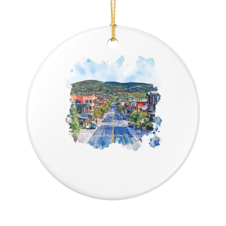 Park City Utah Ornament: Unique Park City Souvenir, Park City Utah Xmas Decor, and Authentic Park City Gift