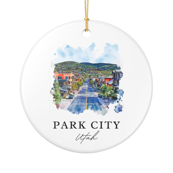 Park City Utah Ornament | Christmas Travel Souvenir Gift