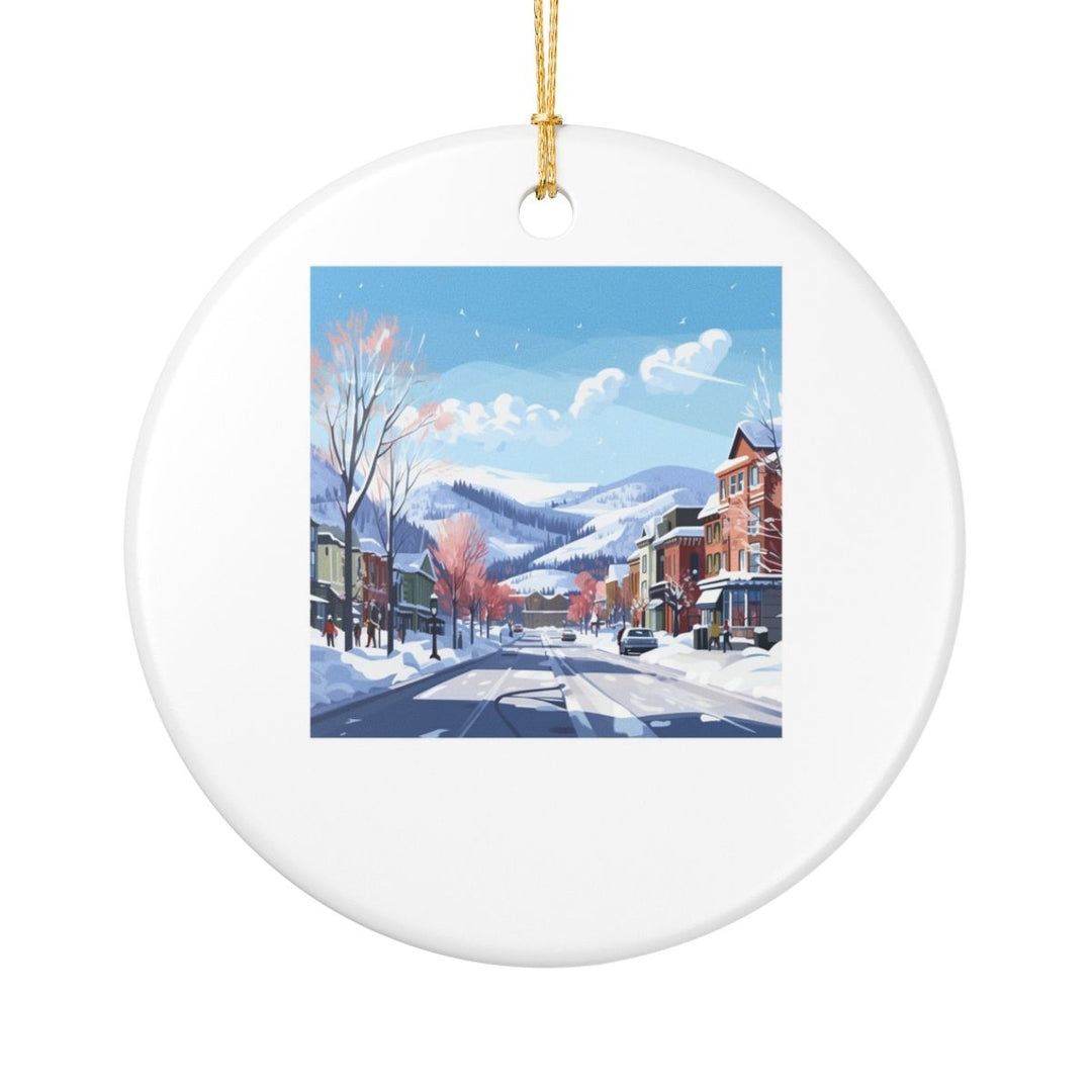 Park City Utah Ornament: Unique Park City Souvenir, Park City Utah Xmas Decor, and Authentic Park City Gift