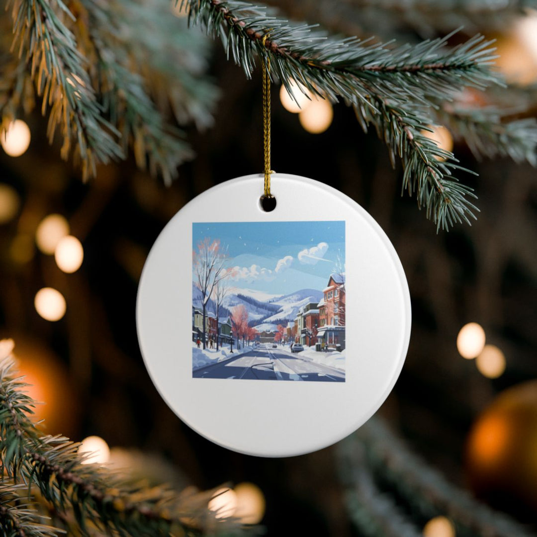 Park City Utah Ornament: Unique Park City Souvenir, Park City Utah Xmas Decor, and Authentic Park City Gift