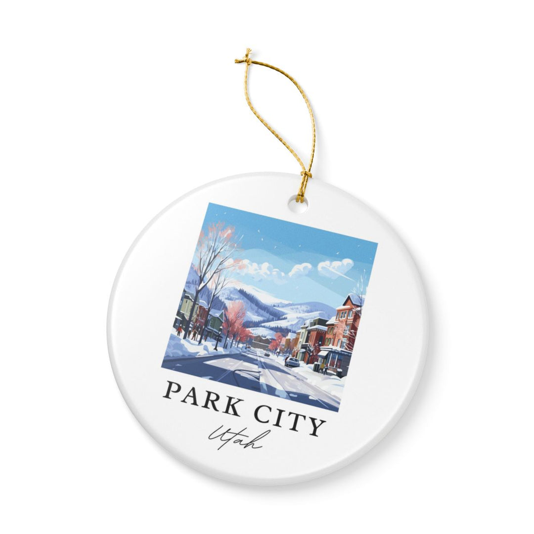 Park City Utah Ornament | Christmas Travel Souvenir Gift