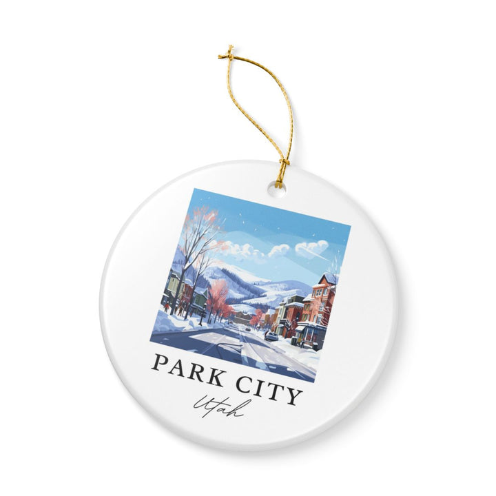 Park City Utah Ornament | Christmas Travel Souvenir Gift