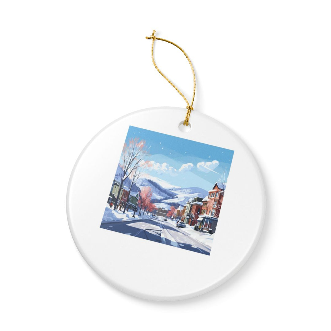 Park City Utah Ornament: Unique Park City Souvenir, Park City Utah Xmas Decor, and Authentic Park City Gift