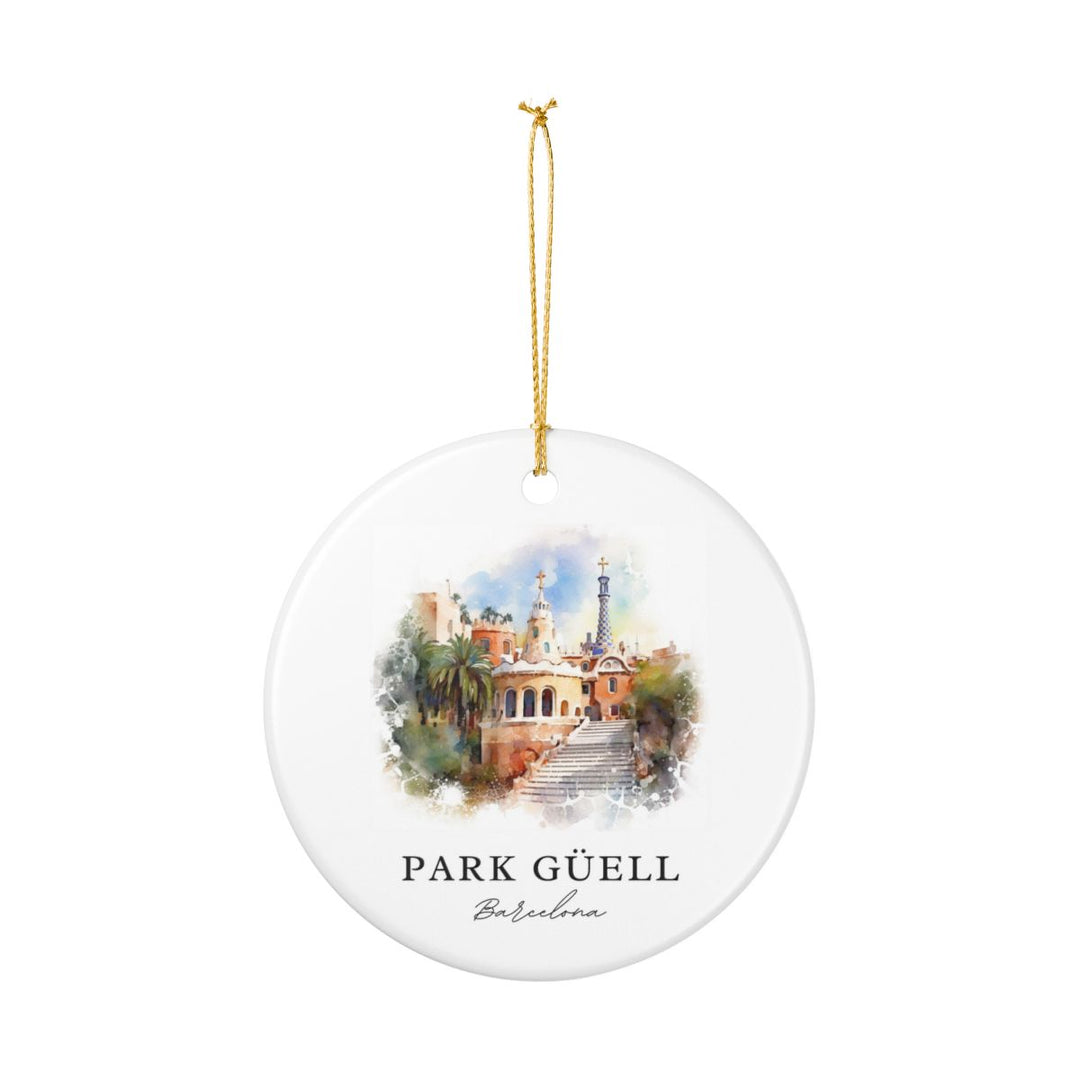 Park Guell Ornament: Unique Park Guell Souvenir, Park Guell Xmas Decor, and Authentic Park Guell Gift