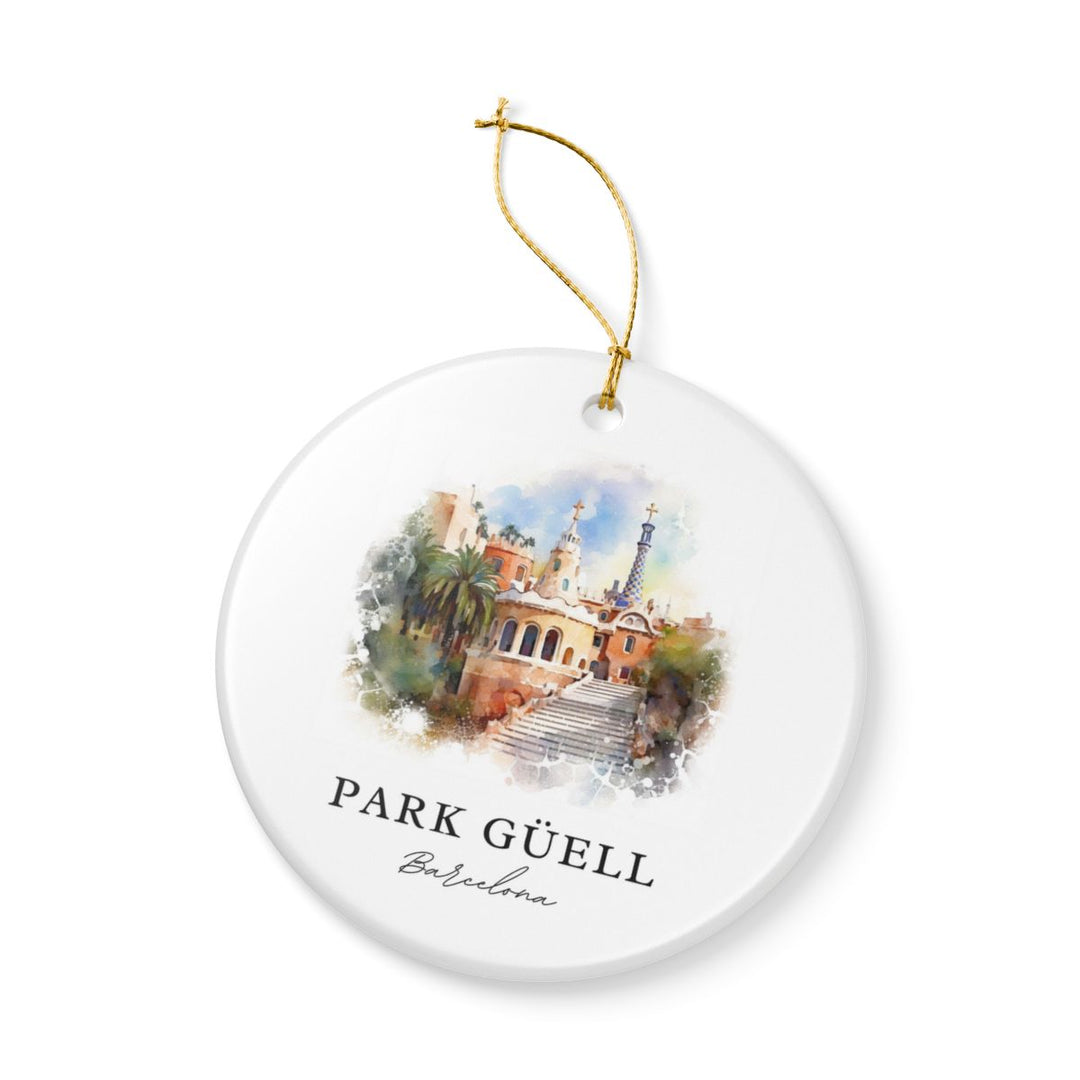 Park Guell Ornament: Unique Park Guell Souvenir, Park Guell Xmas Decor, and Authentic Park Guell Gift
