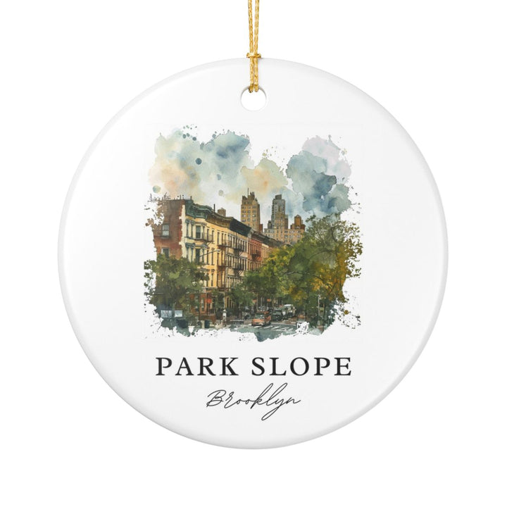 Park Slope NYC New York Ornament: Unique Park Slope NYC Souvenir, Park Slope NYC New York Xmas Decor, and Authentic Park Slope NYC Gift