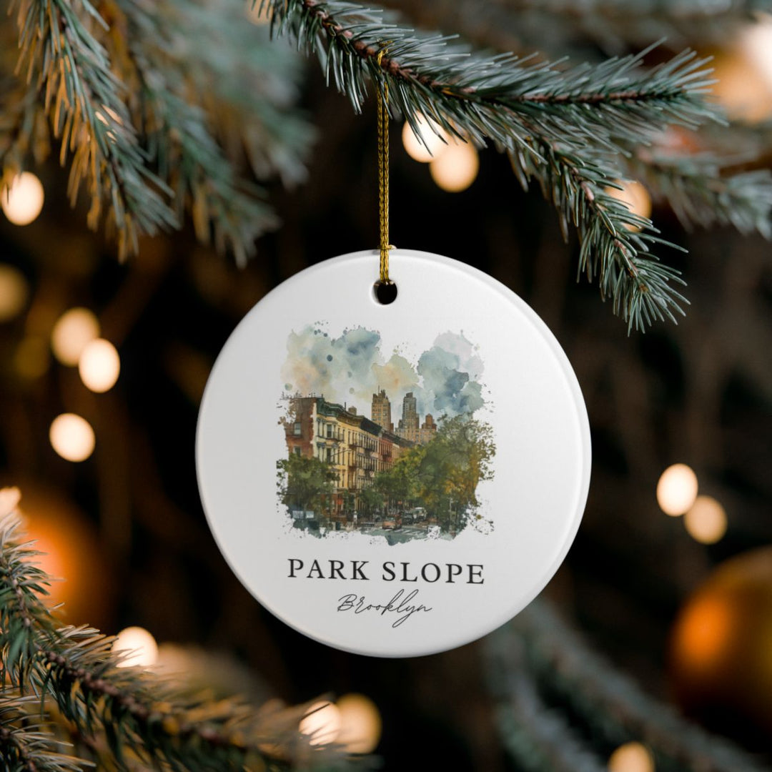 Park Slope NYC New York Ornament: Unique Park Slope NYC Souvenir, Park Slope NYC New York Xmas Decor, and Authentic Park Slope NYC Gift