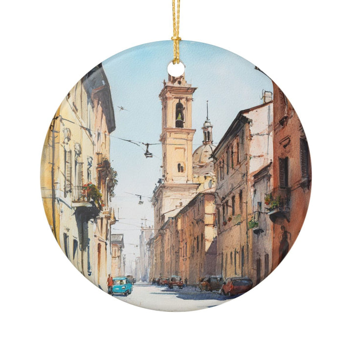 Parma Italy Ornament: Unique Parma Souvenir, Parma Italy Xmas Decor, and Authentic Parma Gift