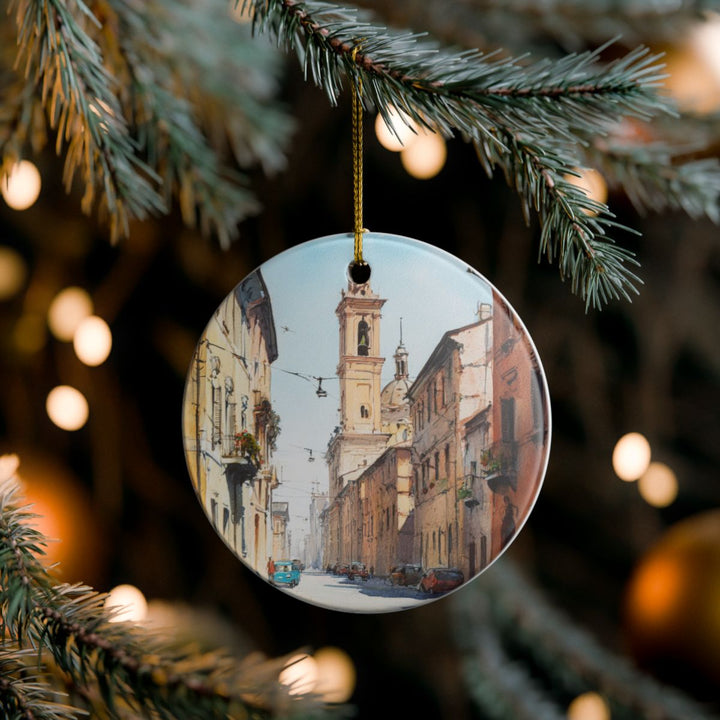 Parma Italy Ornament: Unique Parma Souvenir, Parma Italy Xmas Decor, and Authentic Parma Gift