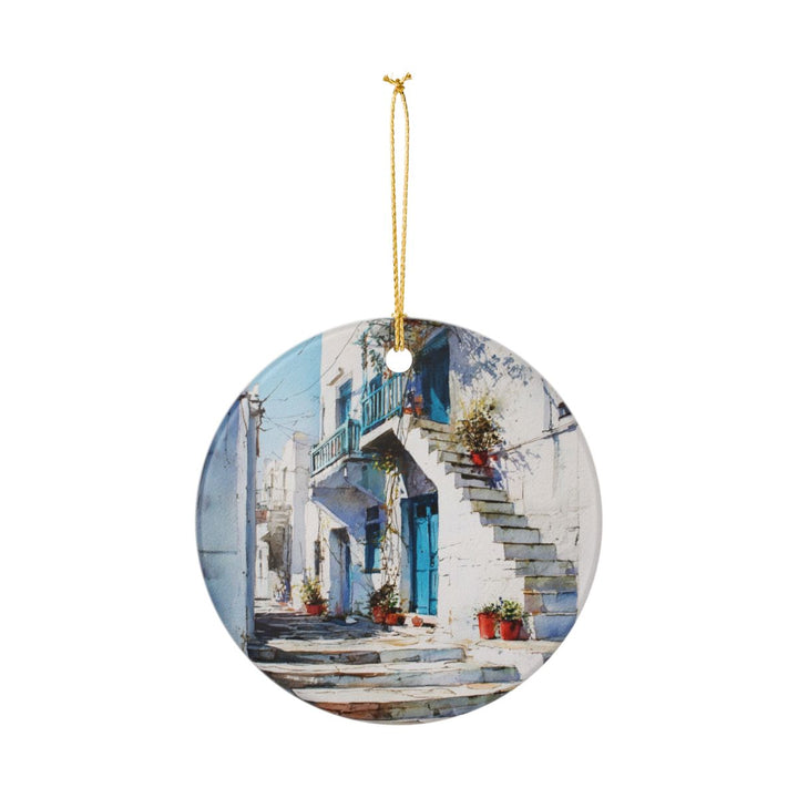 Paros Greece Ornament: Unique Paros Greece Souvenir, Paros Greece Xmas Decor, and Authentic Paros Greece Gift