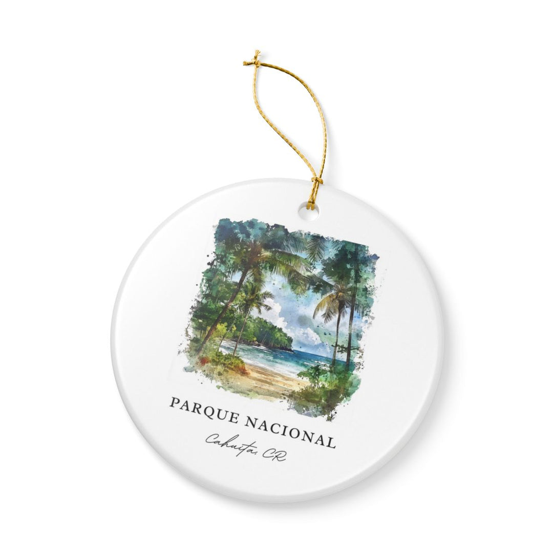 Parque Nacional Cahuita Costa Rica Ornament: Unique Parque Nacional Cahuita Costa Rica Souvenir, Parque Nacional Cahuita Costa Rica Xmas Decor