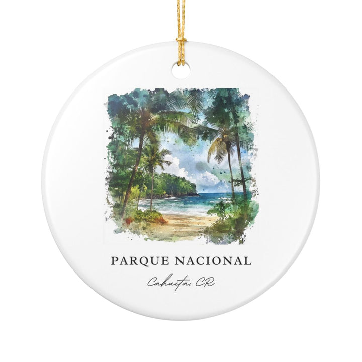Parque Nacional Cahuita Costa Rica Ornament: Unique Parque Nacional Cahuita Costa Rica Souvenir, Parque Nacional Cahuita Costa Rica Xmas Decor