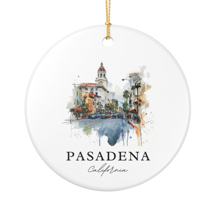 Pasadena California Ornament: Unique Pasadena Souvenir, Pasadena California Xmas Decor, and Authentic Pasadena Gift
