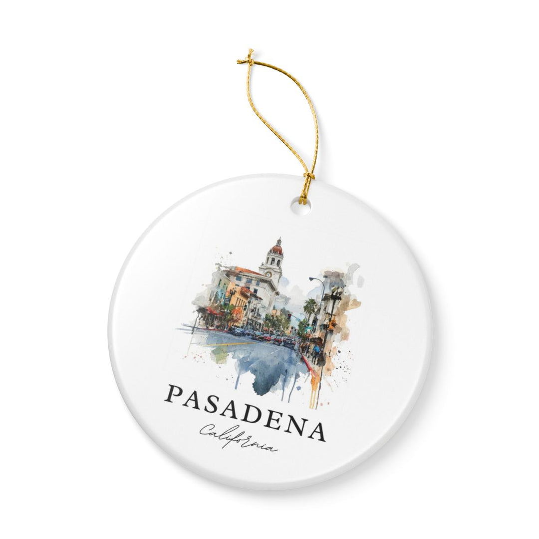 Pasadena California Ornament: Unique Pasadena Souvenir, Pasadena California Xmas Decor, and Authentic Pasadena Gift