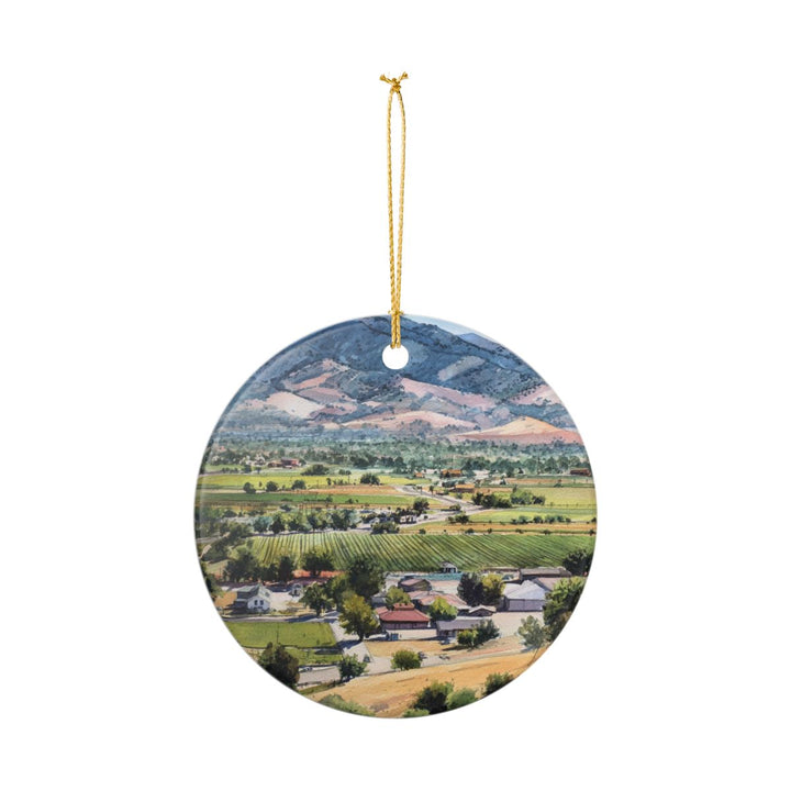 Paso Robles California USA Ornament: Unique Paso Robles Souvenir, Paso Robles California Xmas Decor, and Authentic Paso Robles Gift