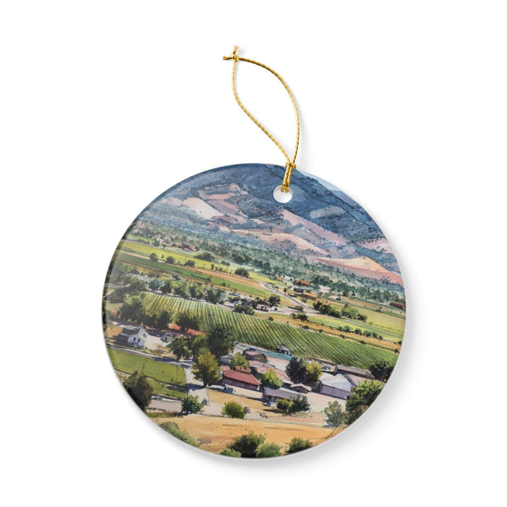 Paso Robles California USA Ornament: Unique Paso Robles Souvenir, Paso Robles California Xmas Decor, and Authentic Paso Robles Gift