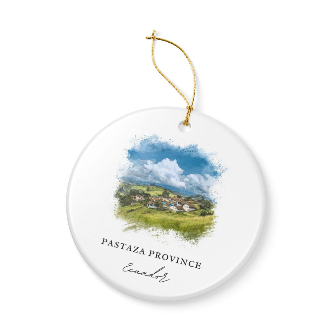 Pastaza Province Ecuador Ornament: Unique Pastaza Province Souvenir, Pastaza Province Ecuador Xmas Decor, and Authentic Pastaza Province Gift