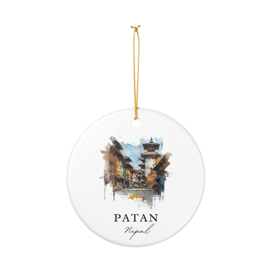 Patan Nepal Ornament: Unique Patan Souvenir, Patan Nepal Xmas Decor, and Authentic Patan Gift
