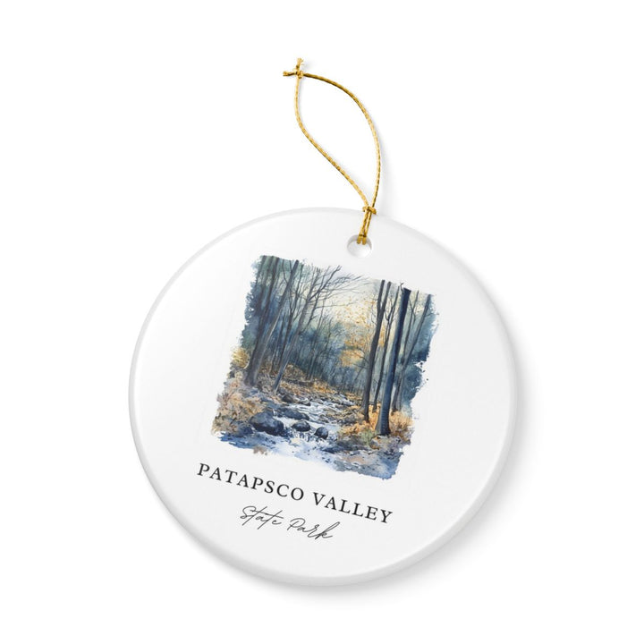 Patapsco Valley Maryland Ornament: Unique Patapsco Valley Souvenir, Patapsco Valley Maryland Xmas Decor, and Authentic Patapsco Valley Gift