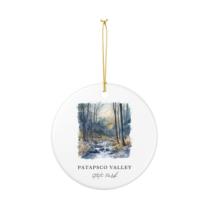 Patapsco Valley Maryland Ornament: Unique Patapsco Valley Souvenir, Patapsco Valley Maryland Xmas Decor, and Authentic Patapsco Valley Gift