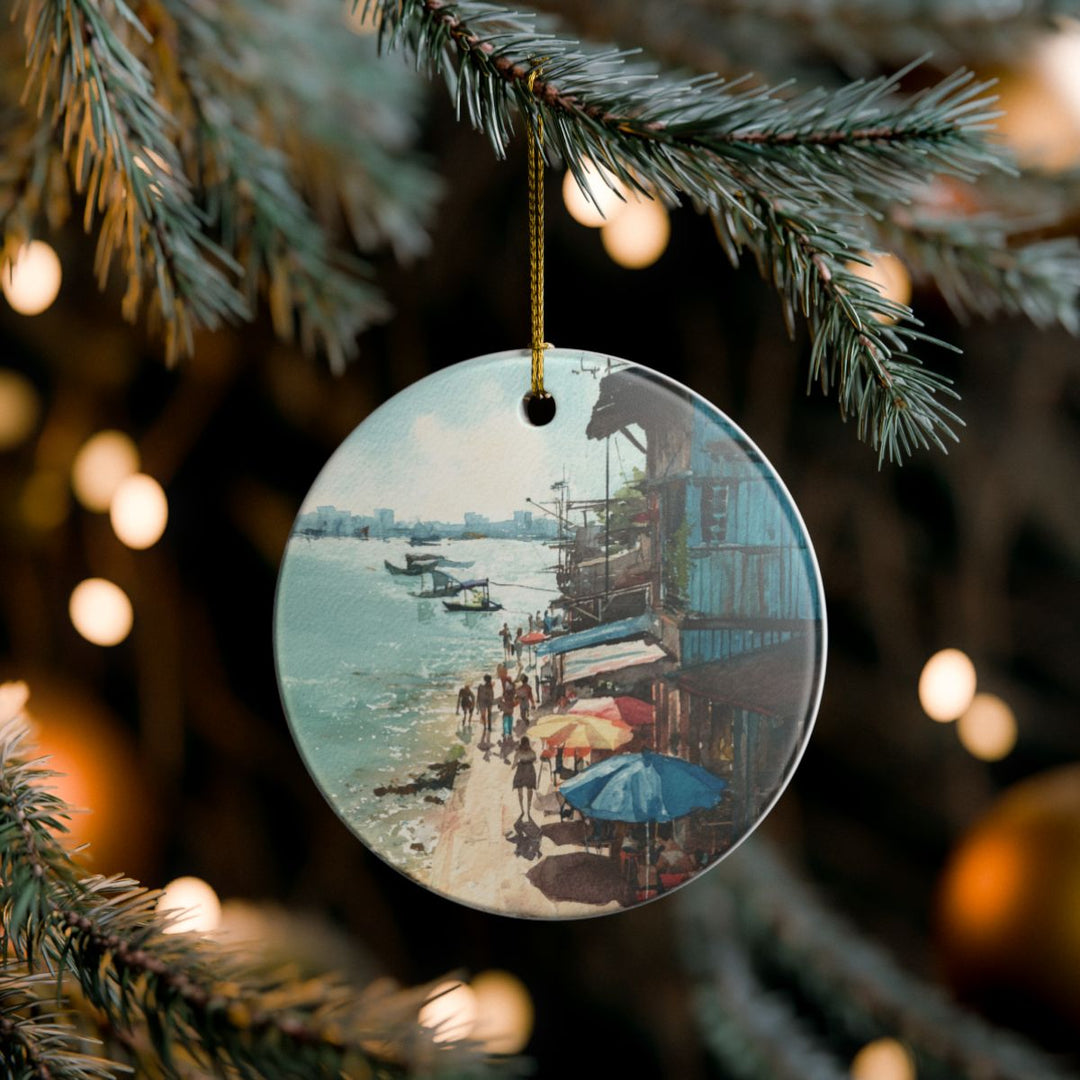 Pattaya Thailand Ornament: Unique Pattaya Souvenir, Pattaya Thailand Xmas Decor, and Authentic Pattaya Gift