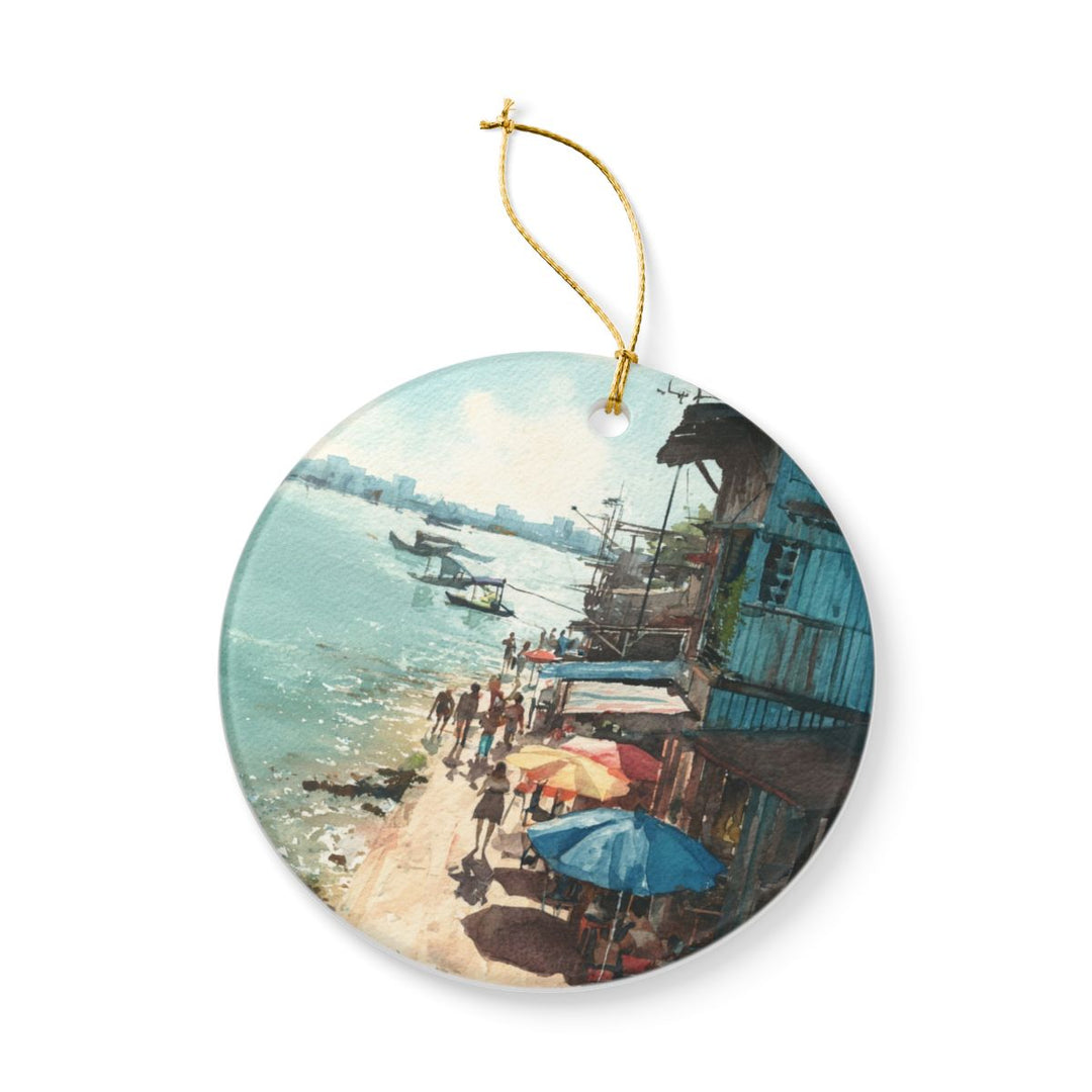 Pattaya Thailand Ornament: Unique Pattaya Souvenir, Pattaya Thailand Xmas Decor, and Authentic Pattaya Gift