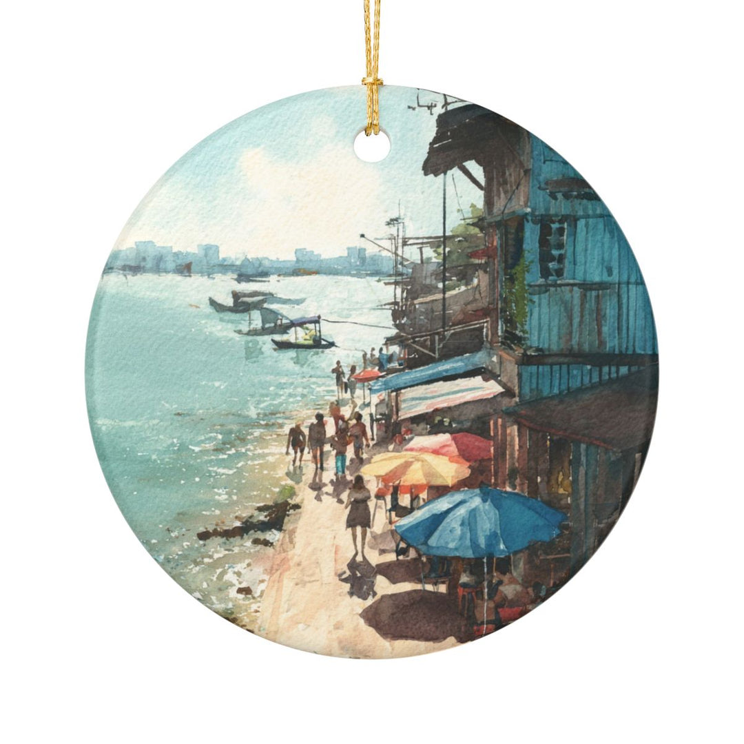 Pattaya Thailand Ornament: Unique Pattaya Souvenir, Pattaya Thailand Xmas Decor, and Authentic Pattaya Gift