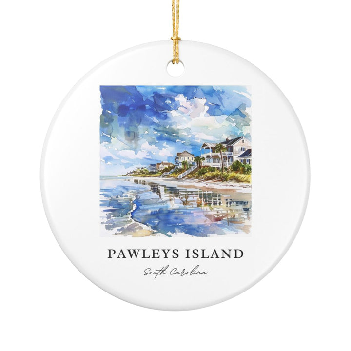 Pawleys Island South Carolina Ornament: Unique Pawleys Island Souvenir, Pawleys Island South Carolina Xmas Decor, and Authentic Pawleys Island Gift