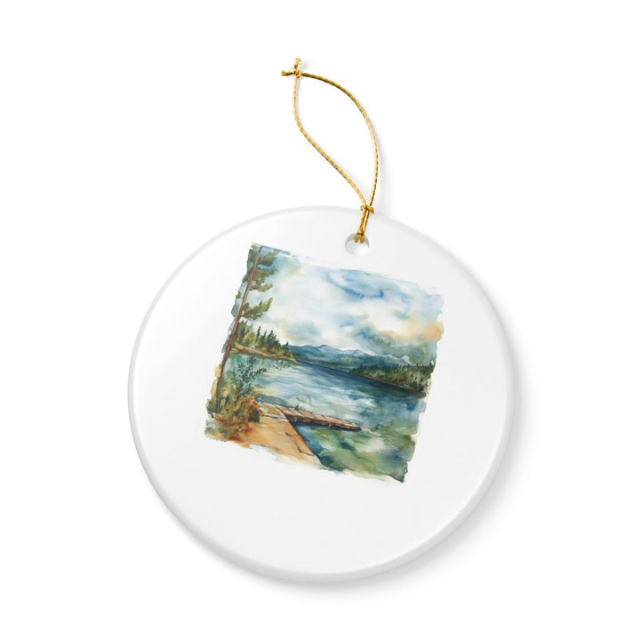 Payette Lake Idaho Ornament: Unique Payette Lake Souvenir, Payette Lake Idaho Xmas Decor, and Authentic Payette Lake Gift