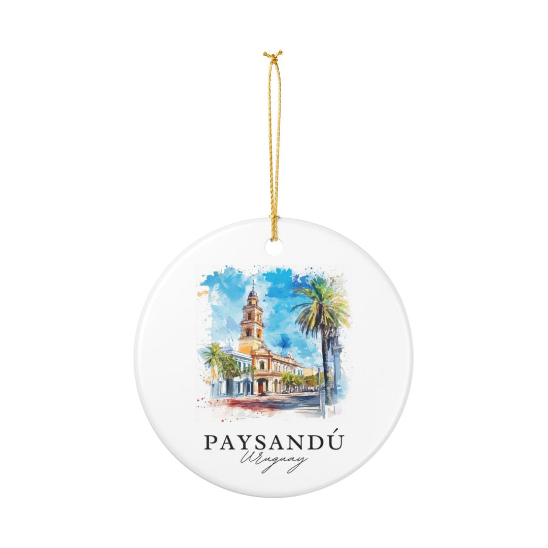 Paysandú Uruguay Ornament: Unique Paysandú Uruguay Souvenir, Paysandú Uruguay Xmas Decor, and Authentic Paysandú Uruguay Gift