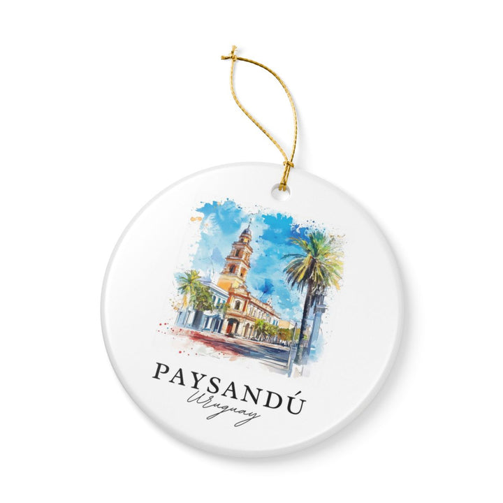 Paysandú Uruguay Ornament: Unique Paysandú Uruguay Souvenir, Paysandú Uruguay Xmas Decor, and Authentic Paysandú Uruguay Gift