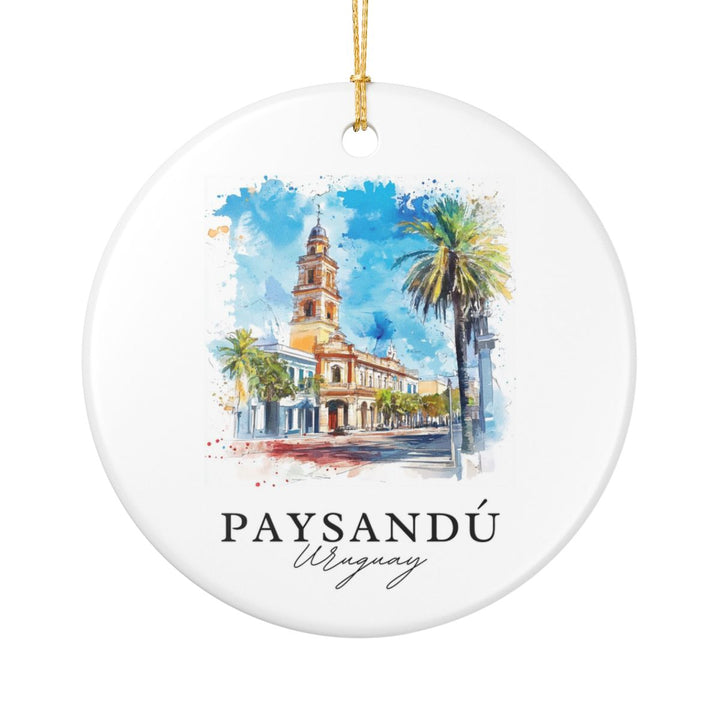 Paysandú Uruguay Ornament: Unique Paysandú Uruguay Souvenir, Paysandú Uruguay Xmas Decor, and Authentic Paysandú Uruguay Gift